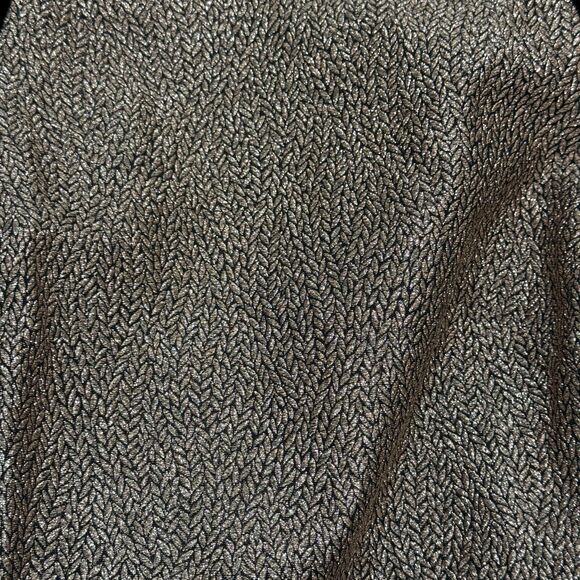 Antonio Berardi Mini Dress Women 40 Green Gold Black Velvet Colorblock Mesh Back - Picture 2 of 10